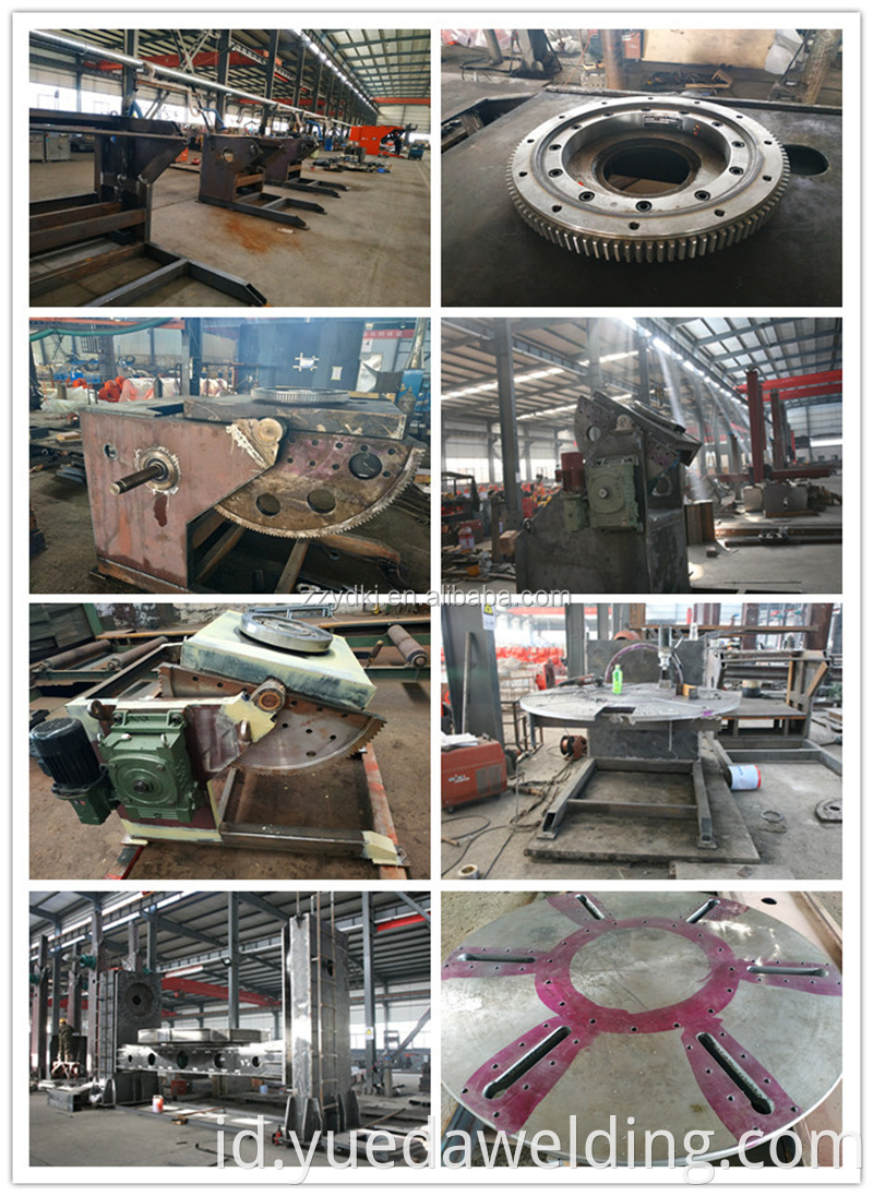 PLCE Control Pipa Welding Positioner 5 Ton Welding Positioner Table Automatic Work Positioner